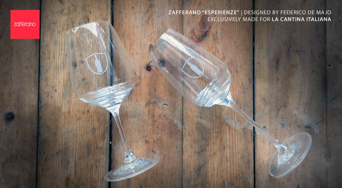 Zafferano glass X La Cantina Italiana - press