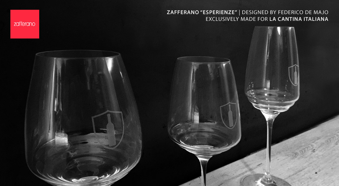 Zafferano glass X La Cantina Italiana - press